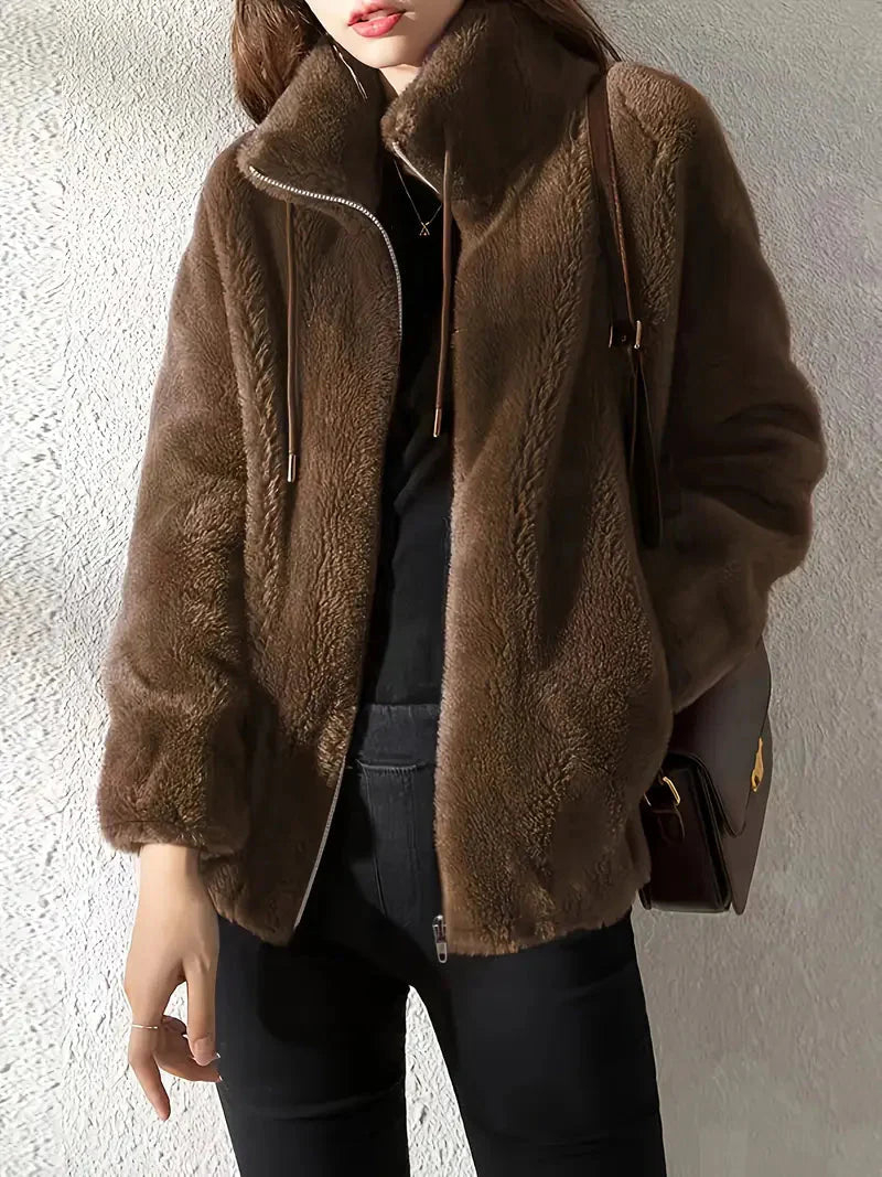 Brit & Boho™ I Sofia Drawstring Teddy Coat Brit & Boho | Fashion & Boutique