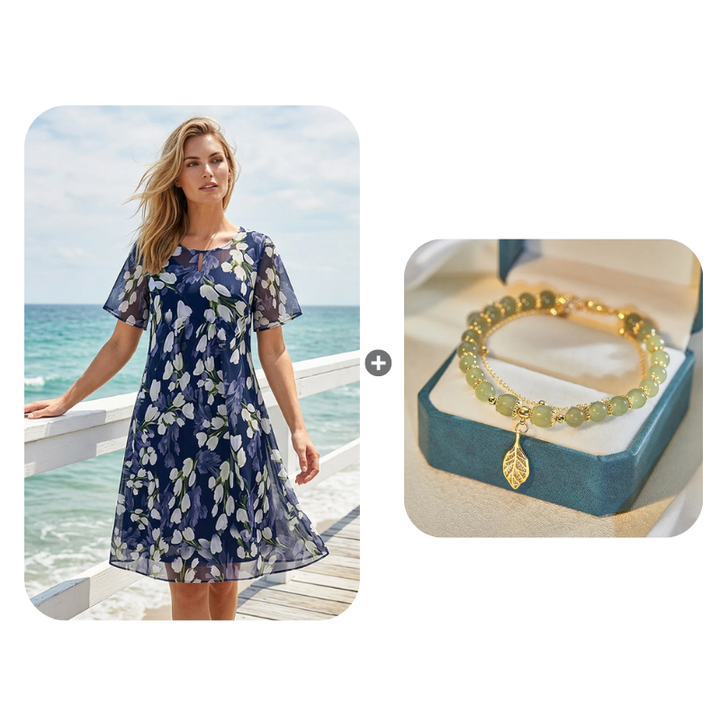 Celeste™ Floral Chiffon Dress