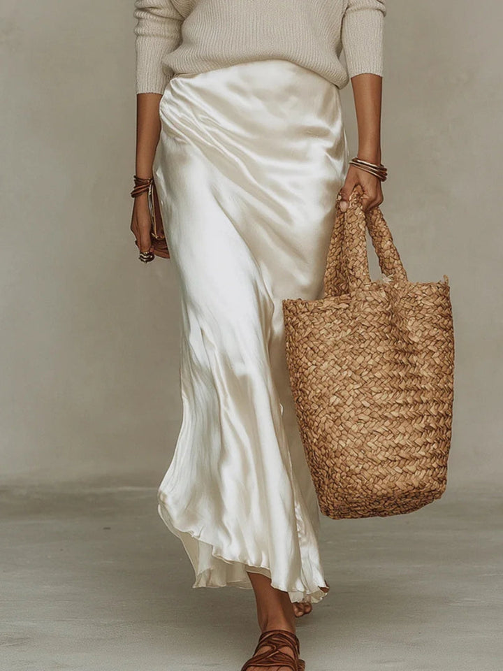 SATIN DRESS SET FOR WOMEN