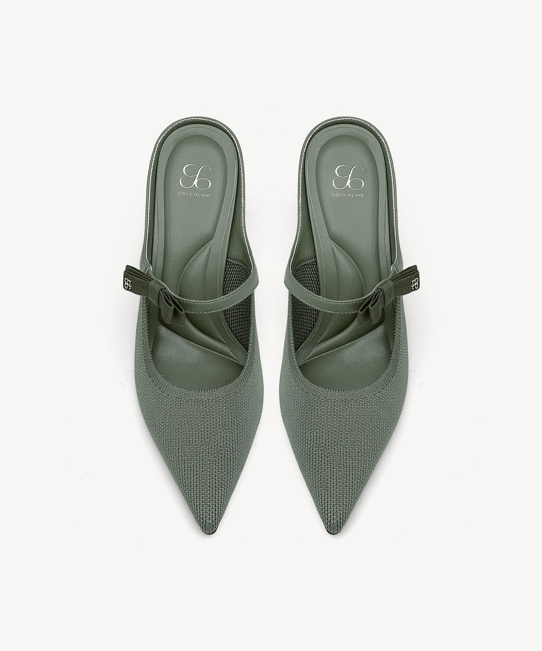Brittanny Pointed Toe Heeled Mule