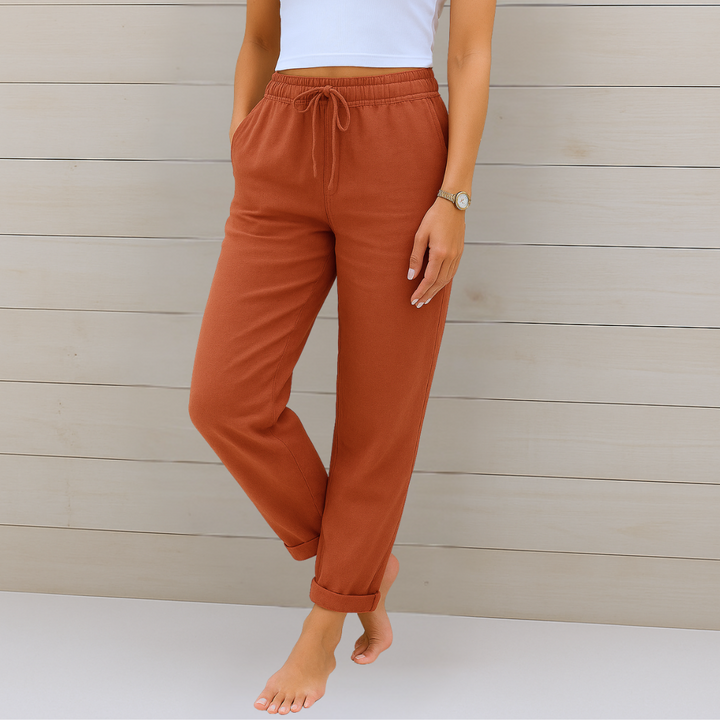 Lori | Premium Breathable Pants with Elastic Waist