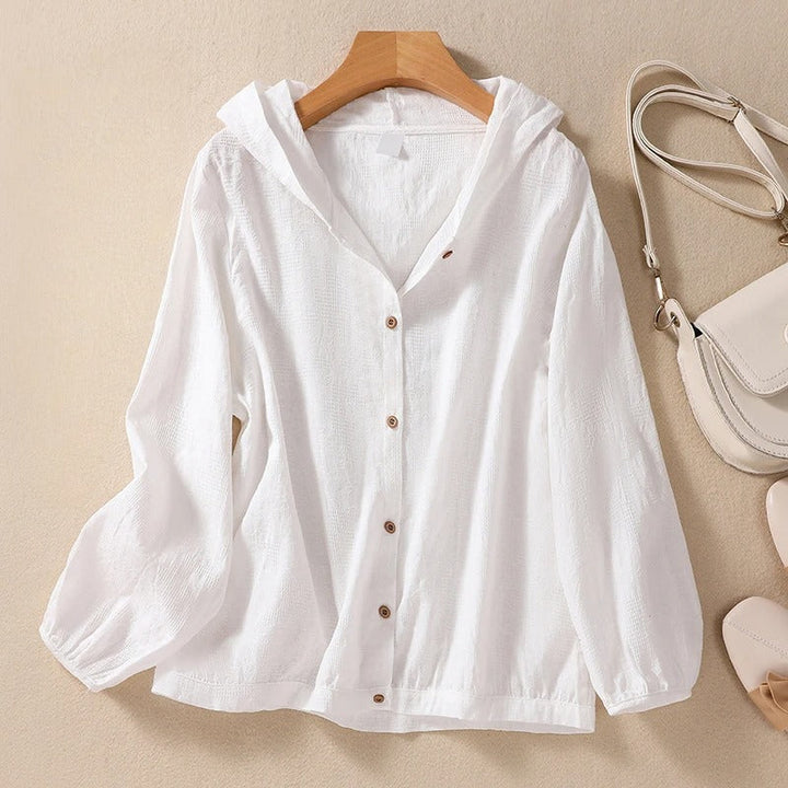 Mia | Relaxed Hooded Shirt