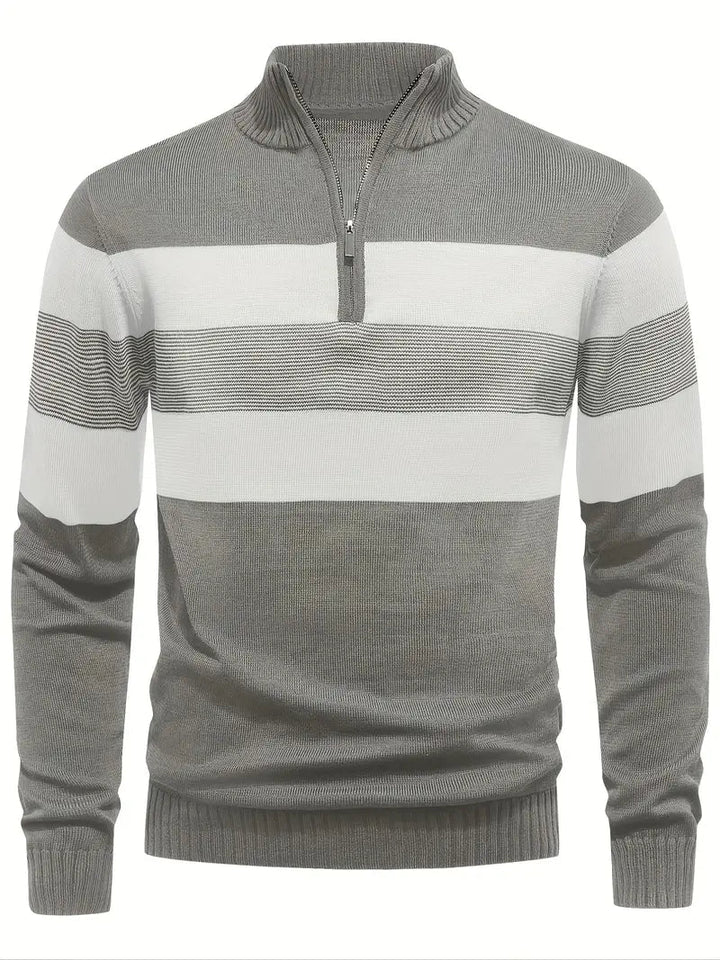 Brit & Boho™️ | The Luxe Colorblock Quarter Zip Brit & Boho | Fashion & Boutique