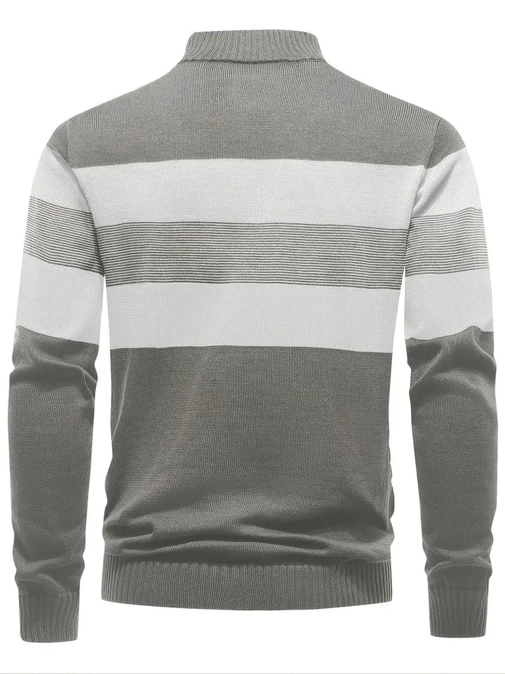 Brit & Boho™️ | The Luxe Colorblock Quarter Zip Brit & Boho | Fashion & Boutique