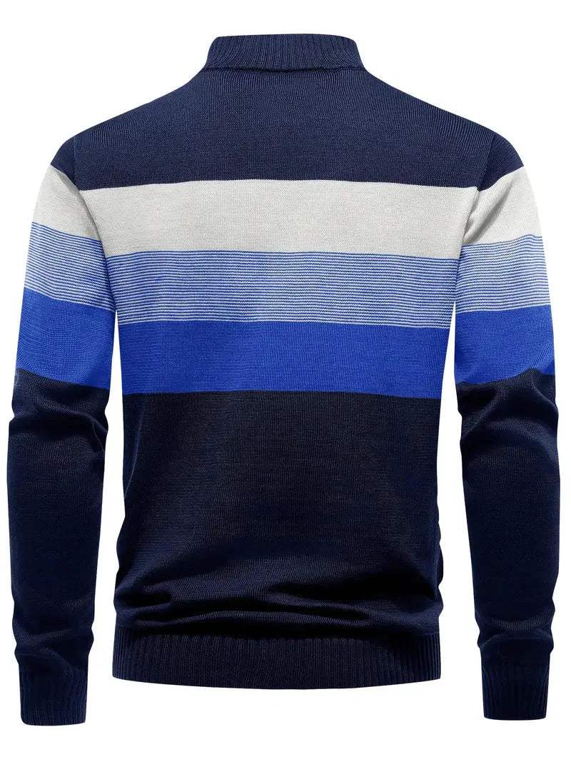 Brit & Boho™️ | The Luxe Colorblock Quarter Zip Brit & Boho | Fashion & Boutique