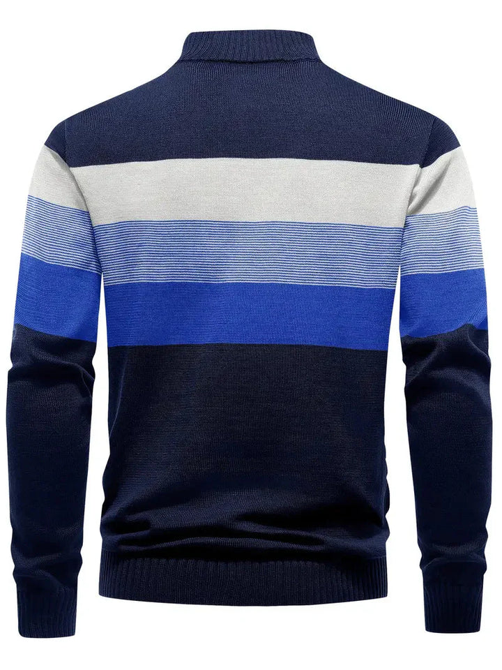 Brit & Boho™️ | The Luxe Colorblock Quarter Zip Brit & Boho | Fashion & Boutique