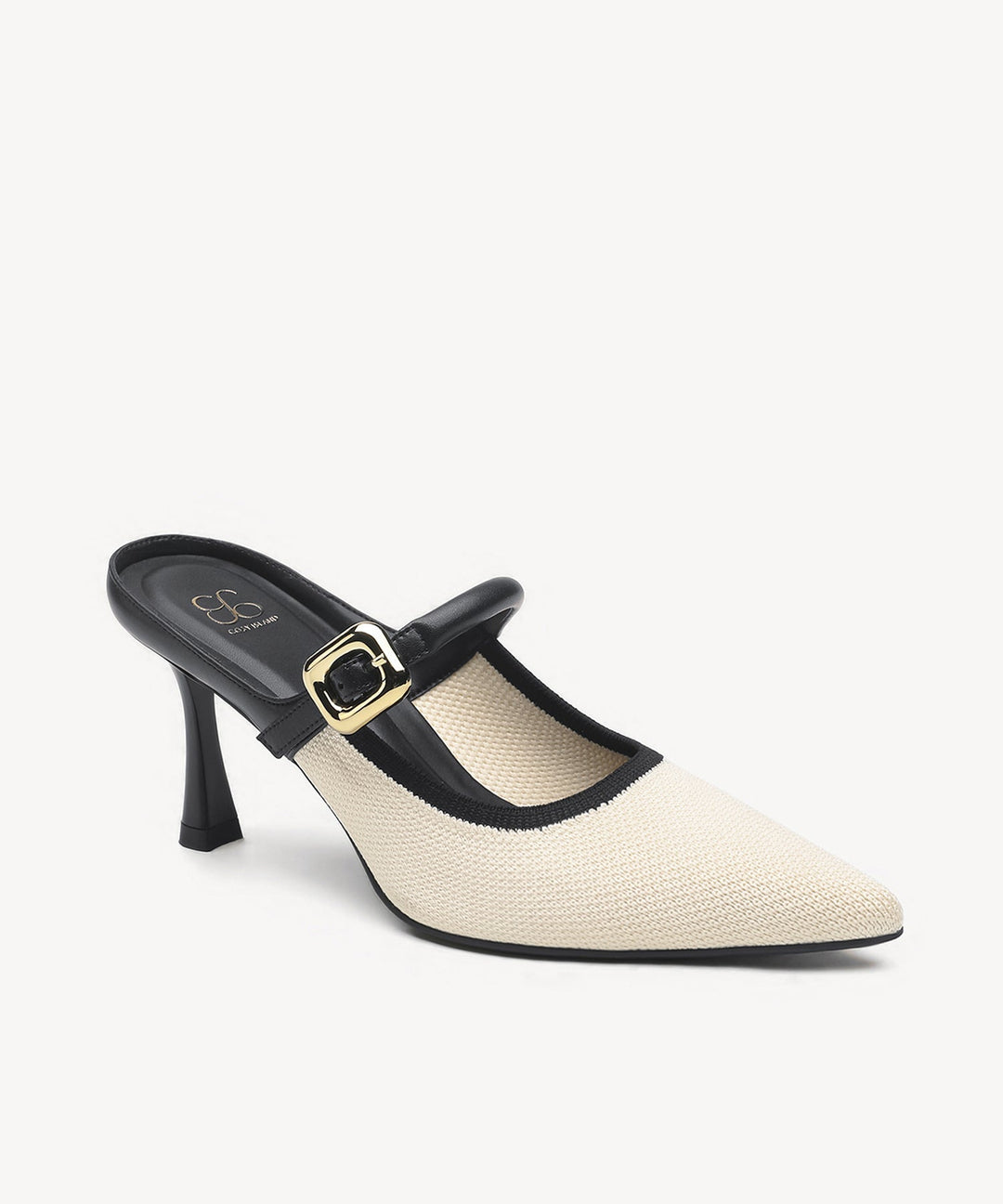 Brittanny Pointed Toe Heeled Mule