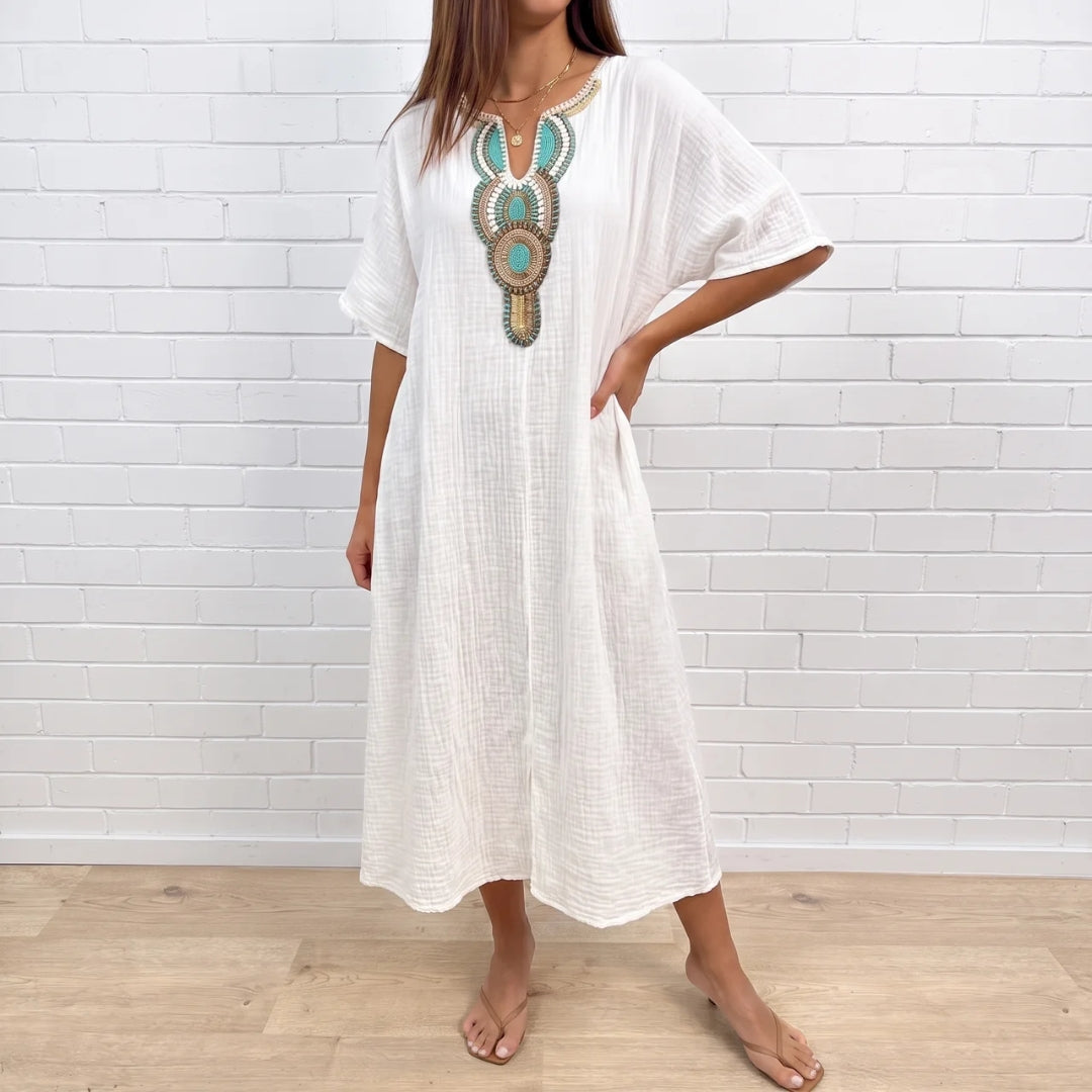 EMBROIDERED | SUMMER DRESS FOR WOMEN