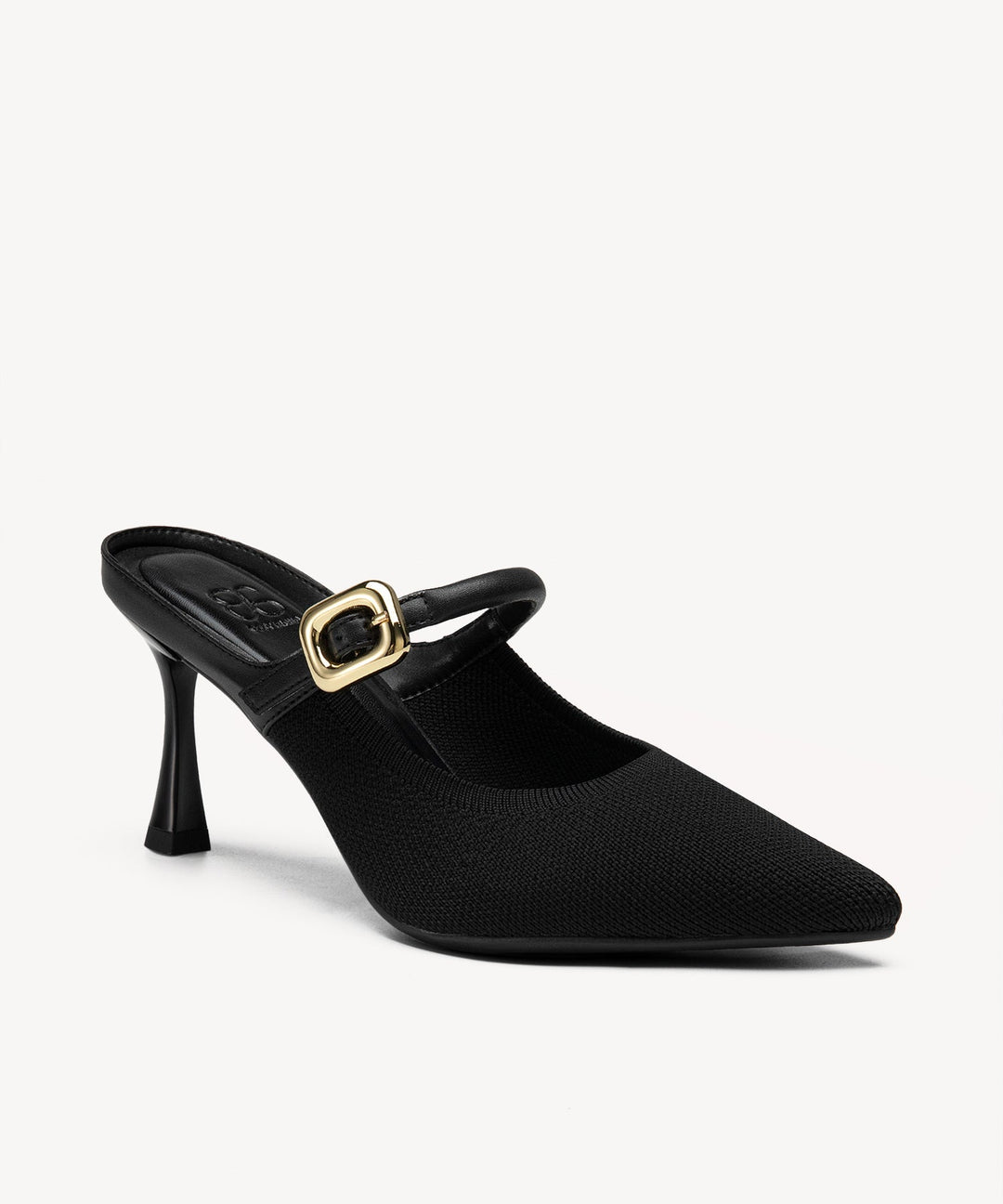 Brittanny Pointed Toe Heeled Mule