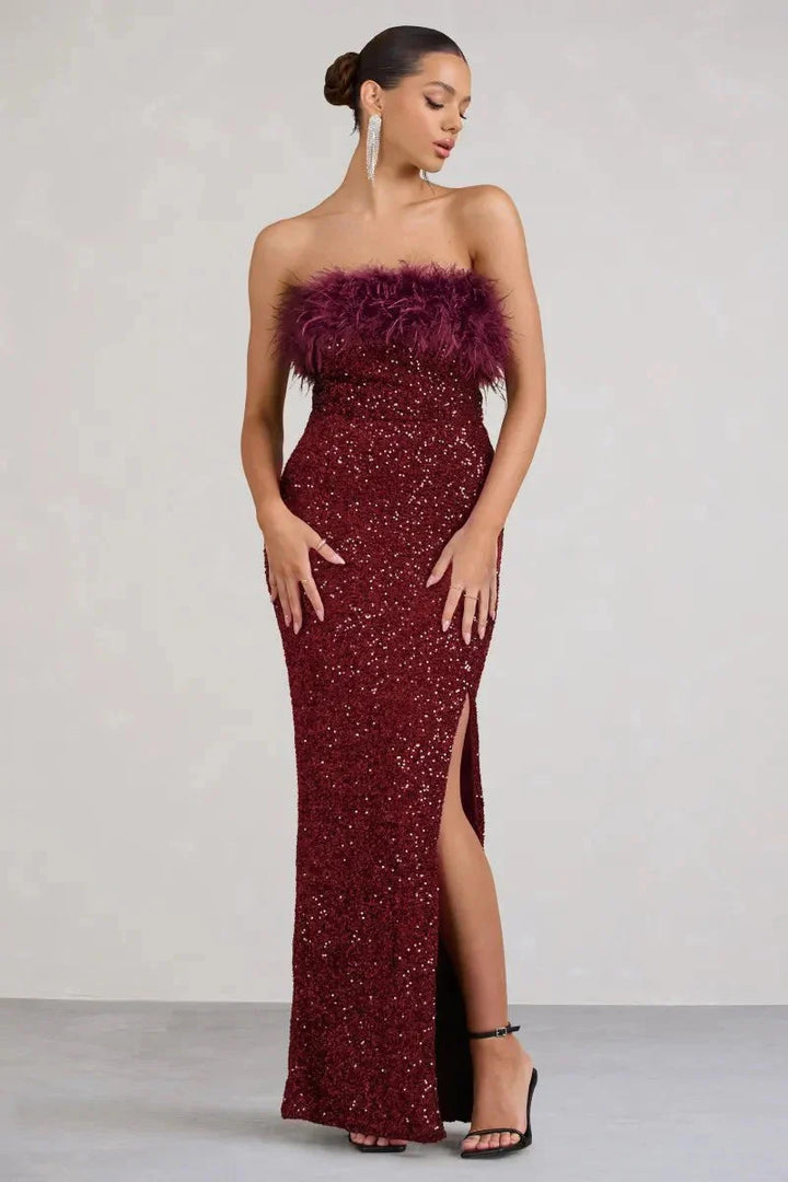 Brit & Boho™ I Old Money Bodycon Sequin Dress Brit & Boho | Fashion & Boutique