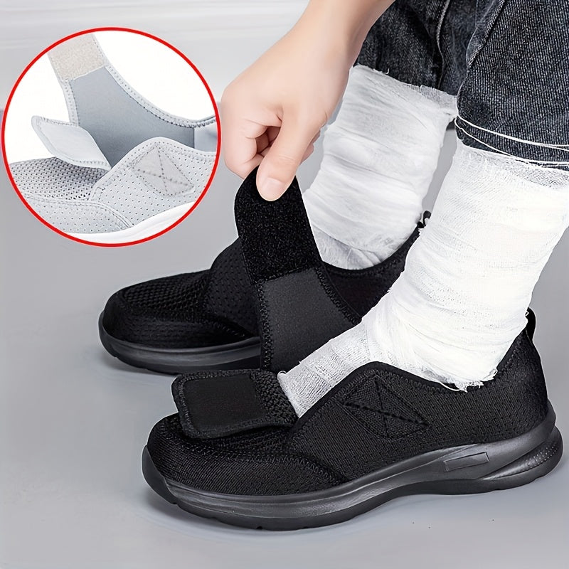 Orthopedic Wide Fit Walking Shoes – Comfort for Swollen Feet & Bunions