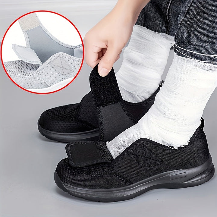 Orthopedic Wide Fit Walking Shoes – Comfort for Swollen Feet & Bunions