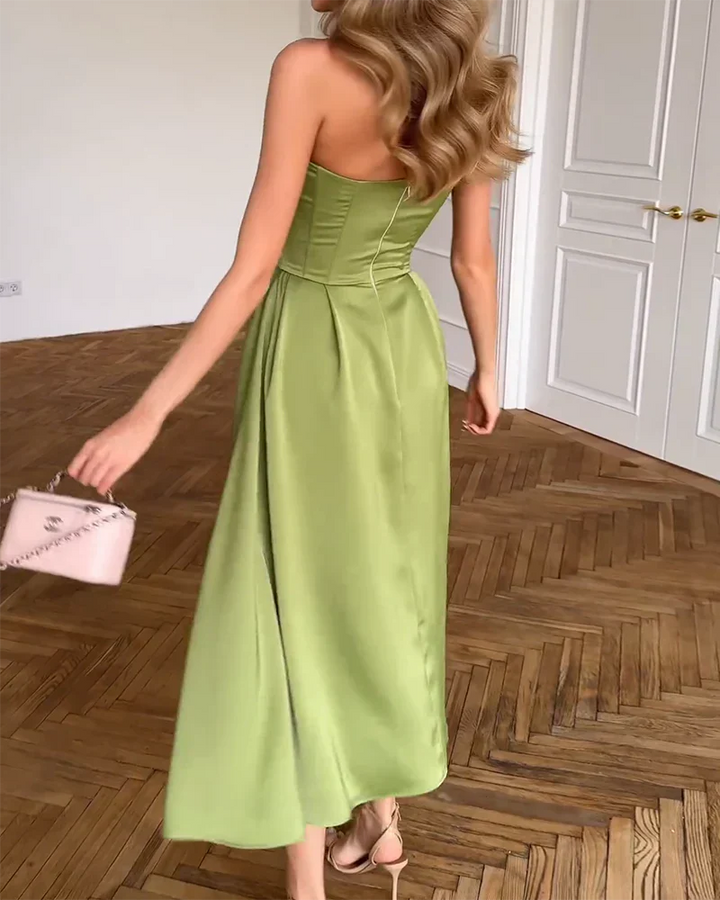 Brit & Boho™ I Linda Strapless Elegant Dress Brit & Boho | Fashion & Boutique