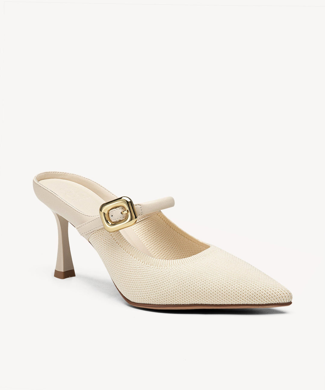 Brittanny Pointed Toe Heeled Mule