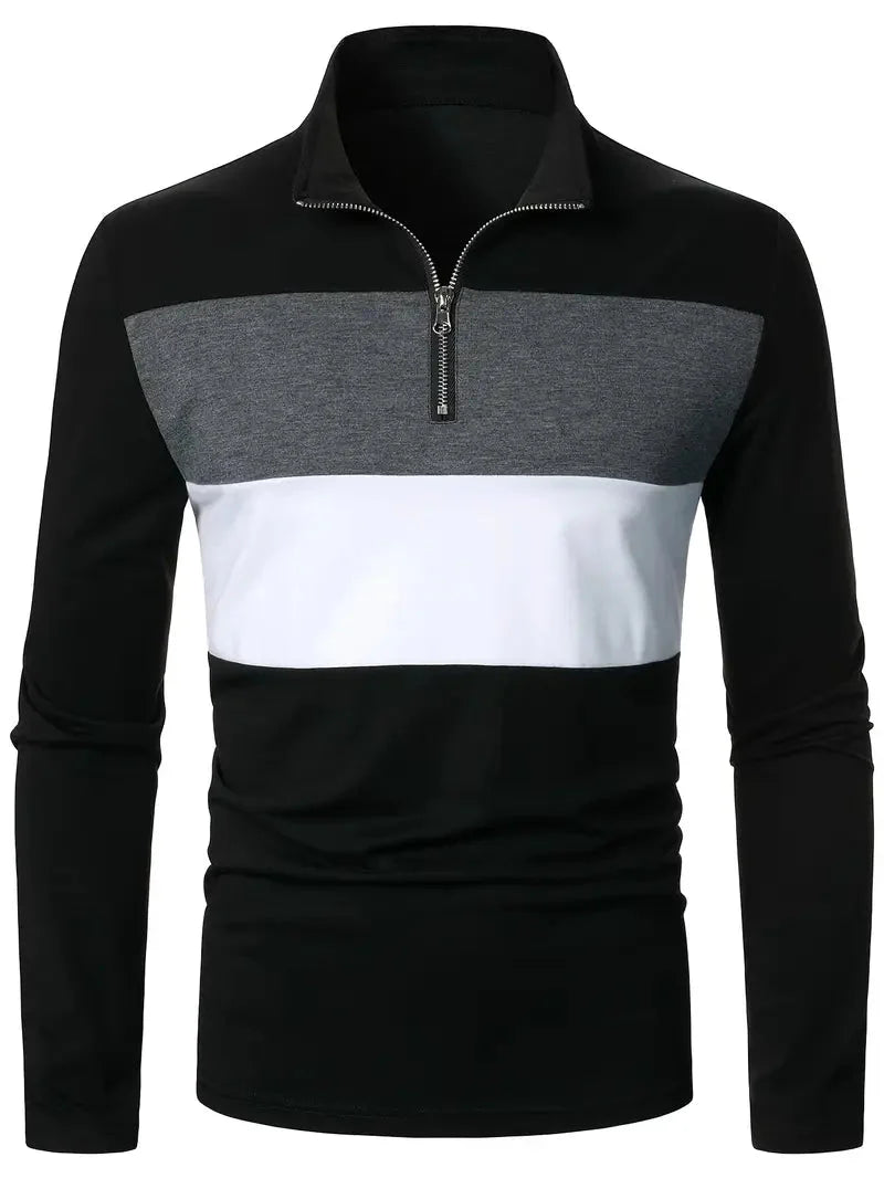 Brit & Boho™  | The Aspen Colorblock Quarter-Zip Brit & Boho | Fashion & Boutique