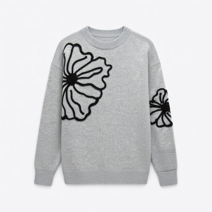 Brit & Boho™ | Amelia 3D Detailing Sweater