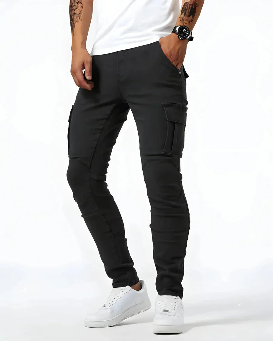 Brit & Boho™️ | Basic Cargo Stretch Pants Brit & Boho | Fashion & Boutique