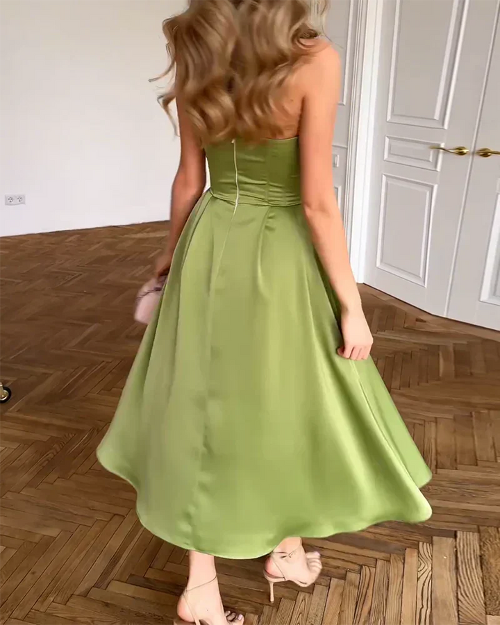 Brit & Boho™ I Linda Strapless Elegant Dress Brit & Boho | Fashion & Boutique