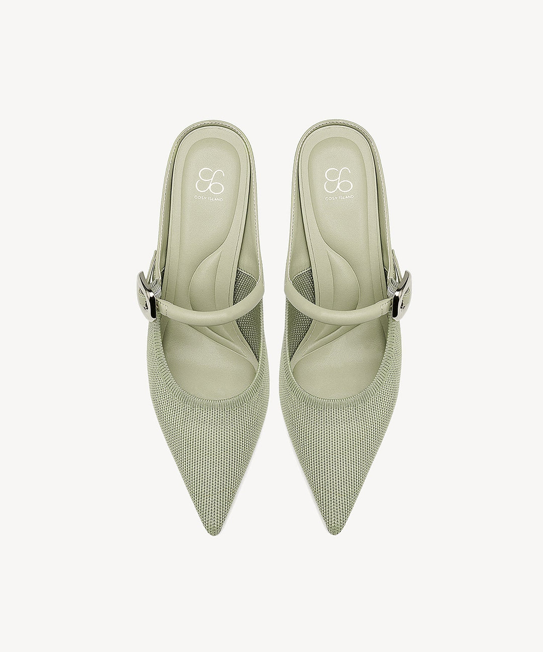 Brittanny Pointed Toe Heeled Mule