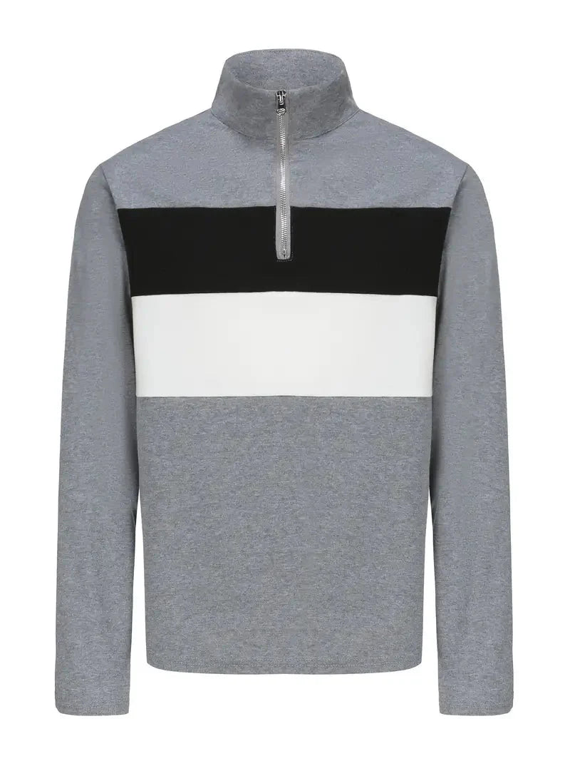 Brit & Boho™  | The Aspen Colorblock Quarter-Zip Brit & Boho | Fashion & Boutique
