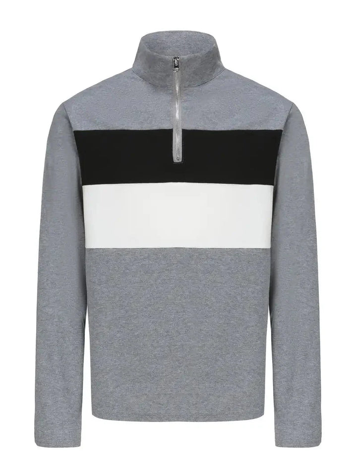 Brit & Boho™  | The Aspen Colorblock Quarter-Zip Brit & Boho | Fashion & Boutique