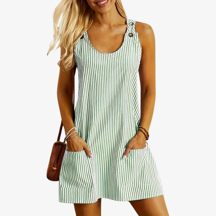 Harper™ Stripe Midi Dress