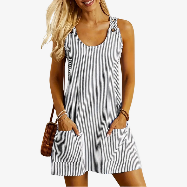 Harper™ Stripe Midi Dress