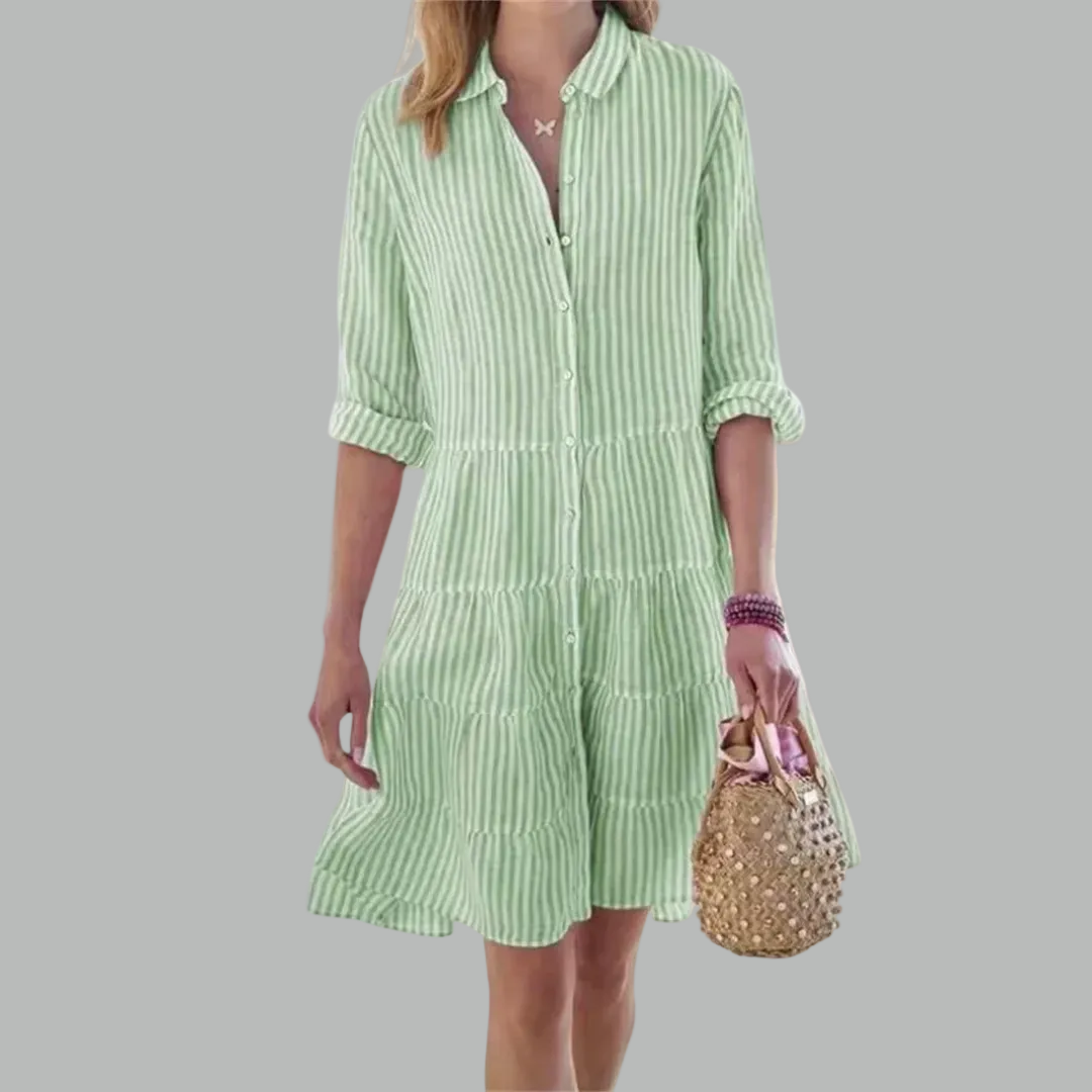 Lydia™ Flattering Button Dress