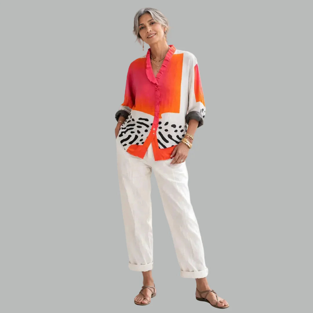 Sanelle™ Relaxed Print Blouse