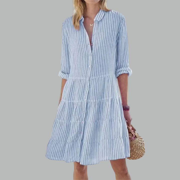 Lydia™ Flattering Button Dress