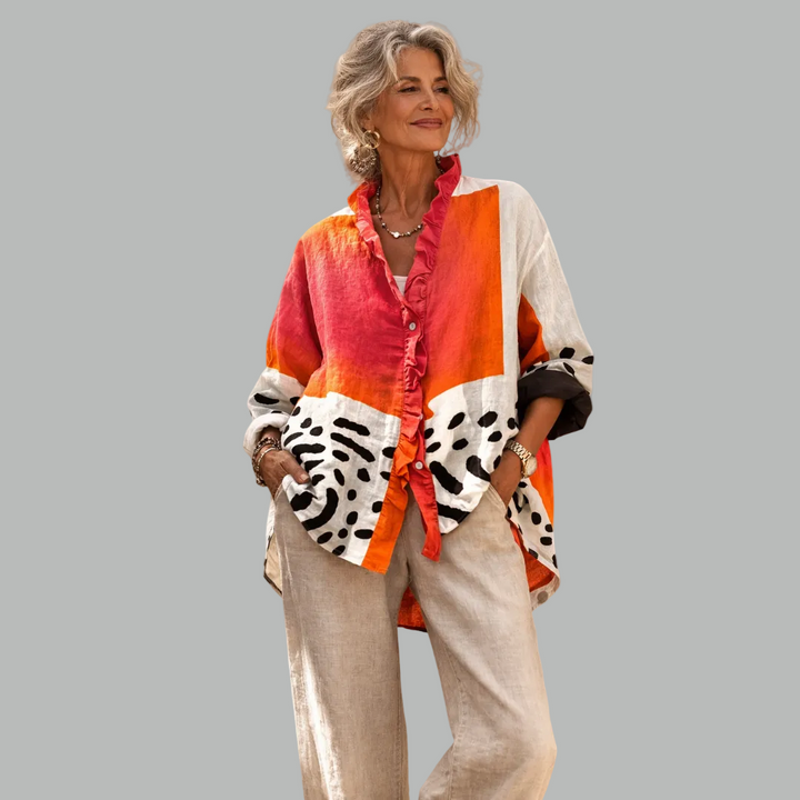 Sanelle™ Relaxed Print Blouse