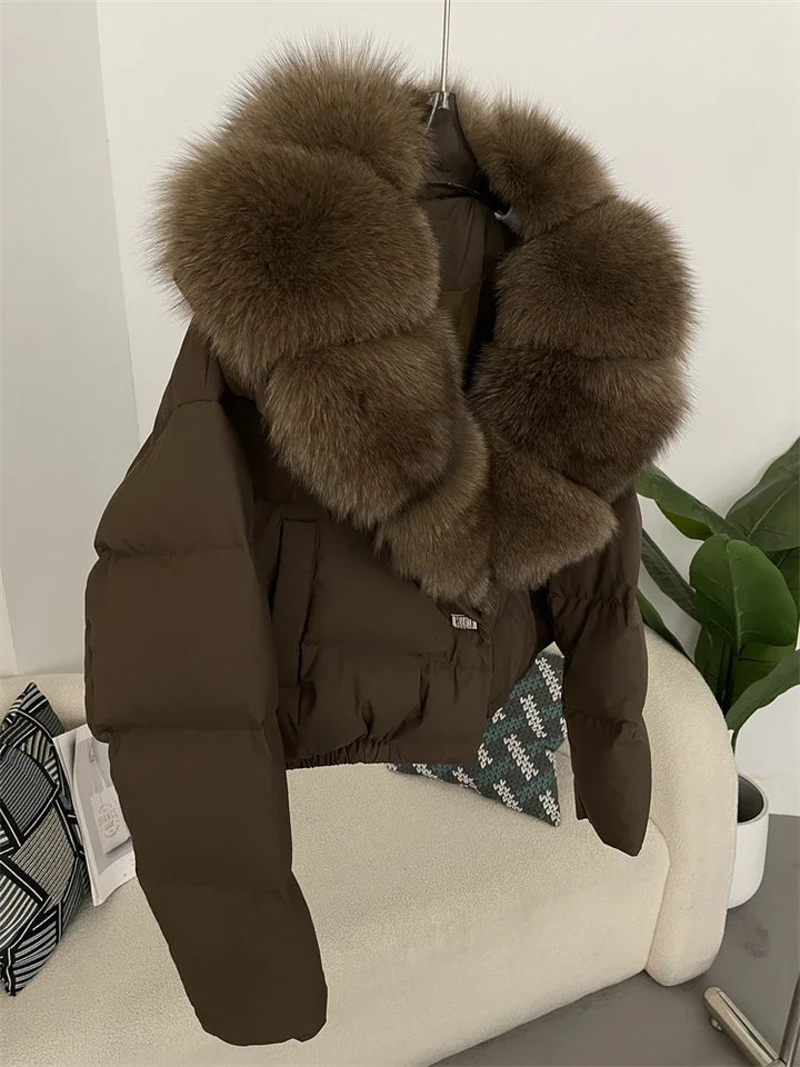 Brit & Boho™ | Aisha Puffer Jacket with Fur - Brit & Boho | Fashion & Boutique