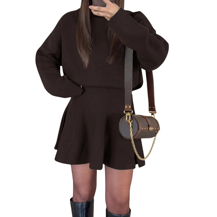 PATRICE™ – Cozy  Long Sleeve Dress