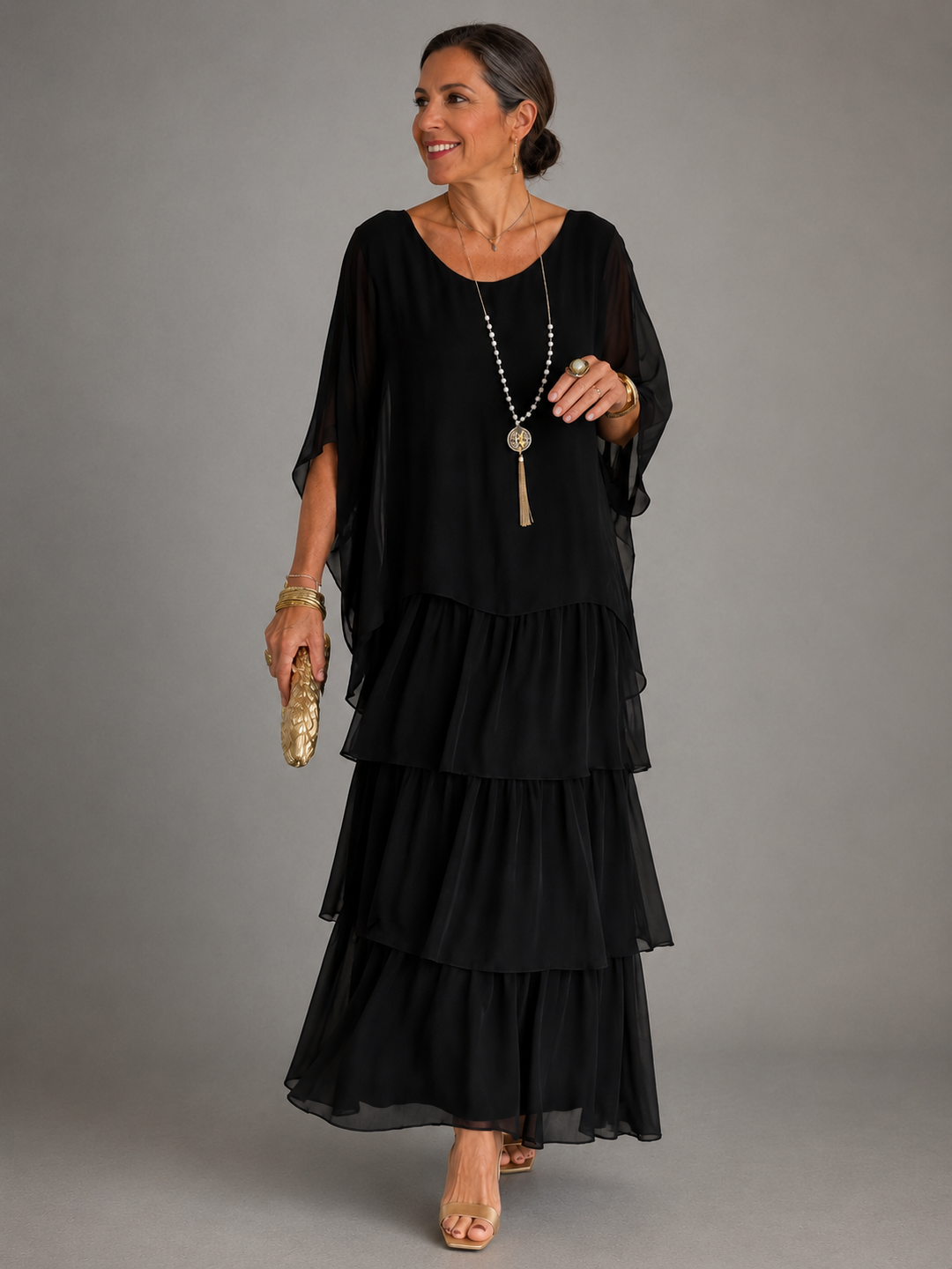 Lara™  | Elegant Flowing Maxi Dress