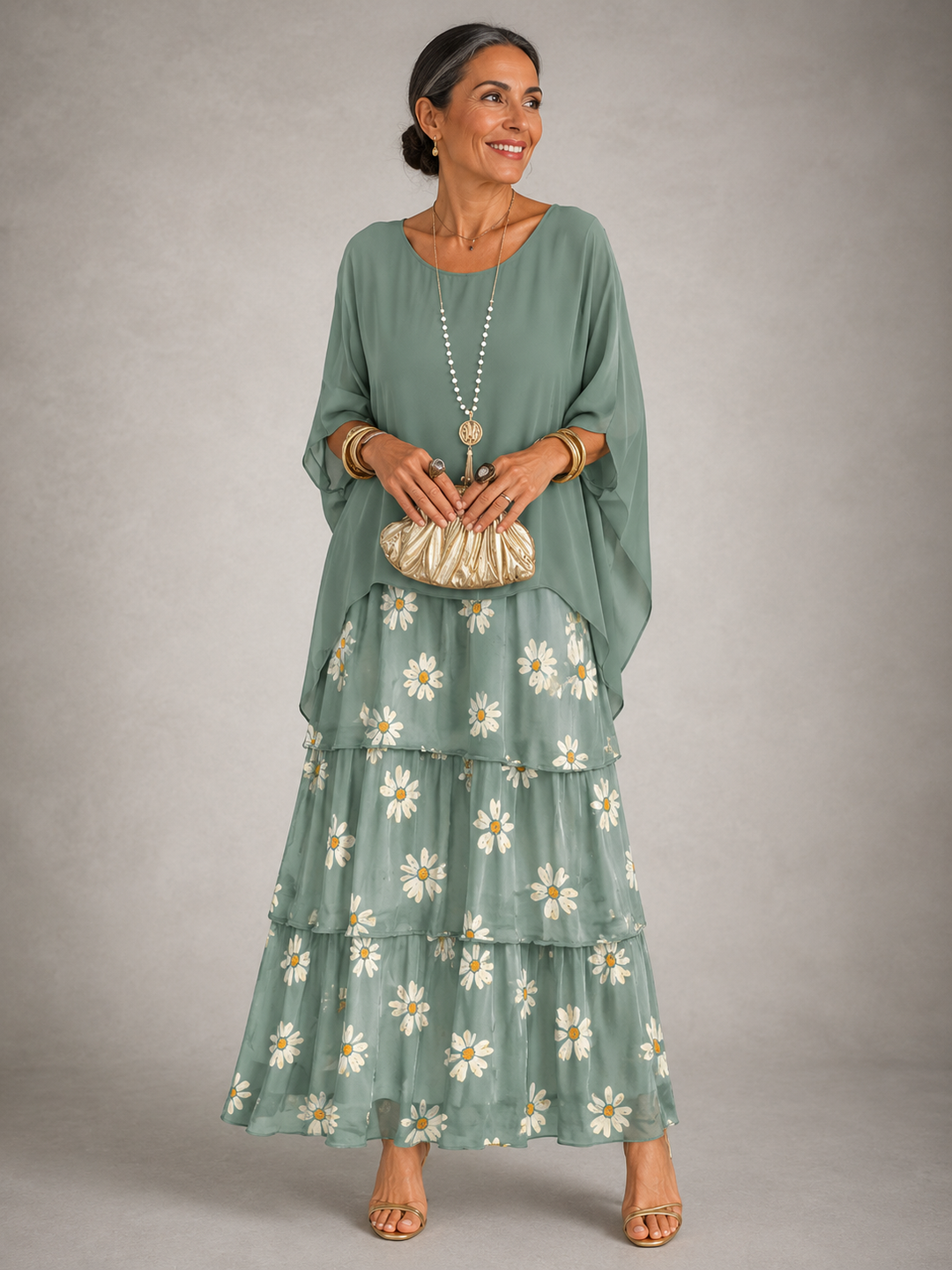 Lara™  | Elegant Flowing Maxi Dress