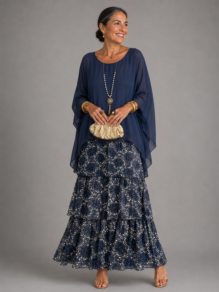 Lara™  | Elegant Flowing Maxi Dress