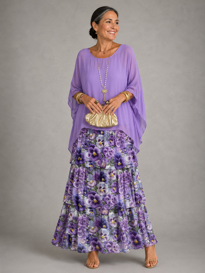 Lara™  | Elegant Flowing Maxi Dress