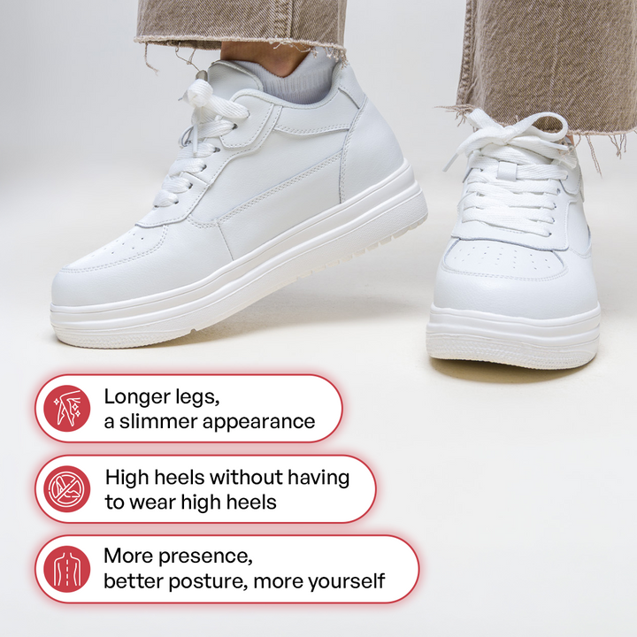 ELEVATESHOES WHITE CLASSY