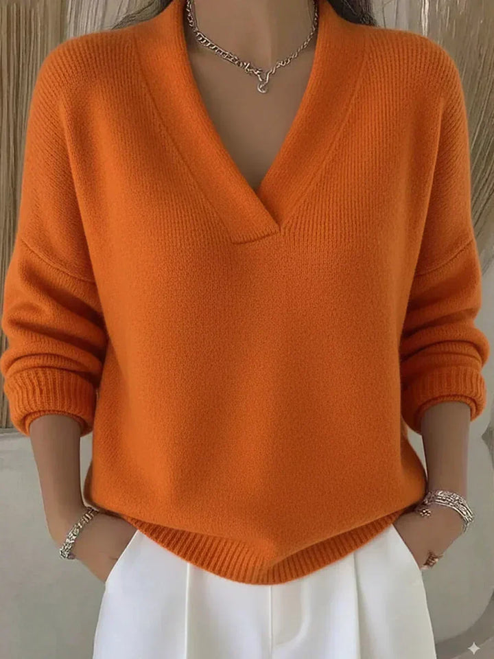 Ruby | Relaxed V-Neck Sweater