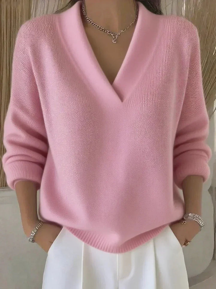 Ruby | Relaxed V-Neck Sweater