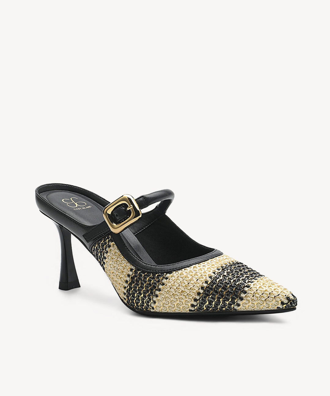 Brittanny Pointed Toe Heeled Mule