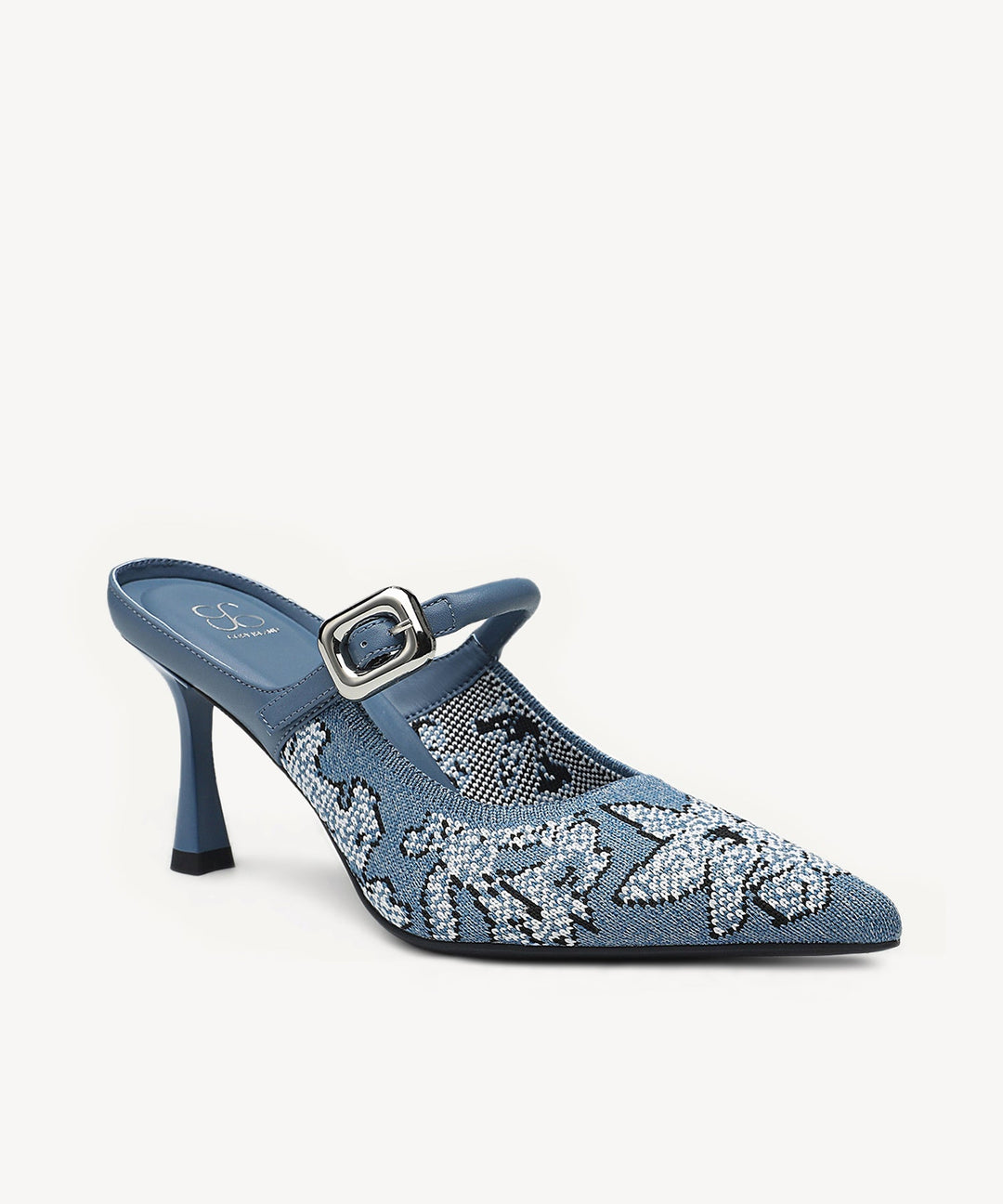 Brittanny Pointed Toe Heeled Mule