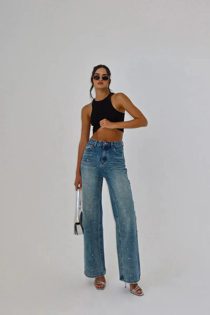 Brit & Boho™️ I Neslie Aqua Jeans Brit & Boho | Fashion & Boutique