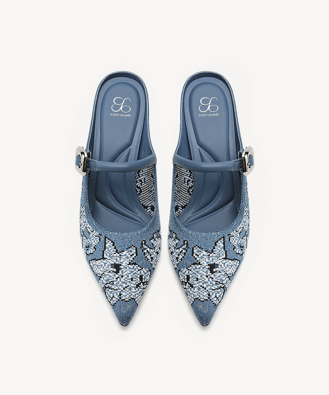 Brittanny Pointed Toe Heeled Mule