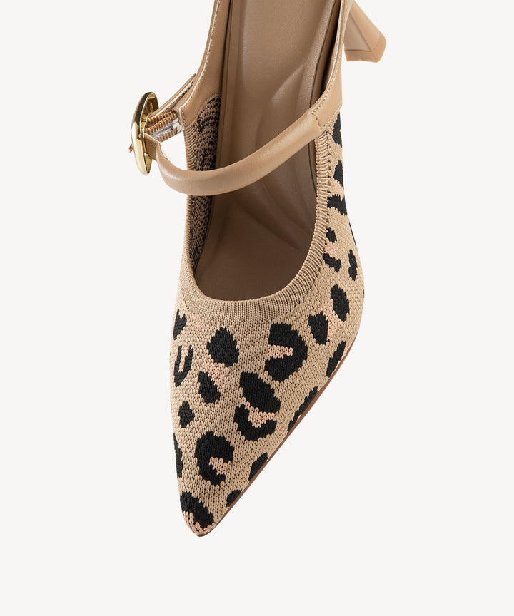 Brittanny Pointed Toe Heeled Mule