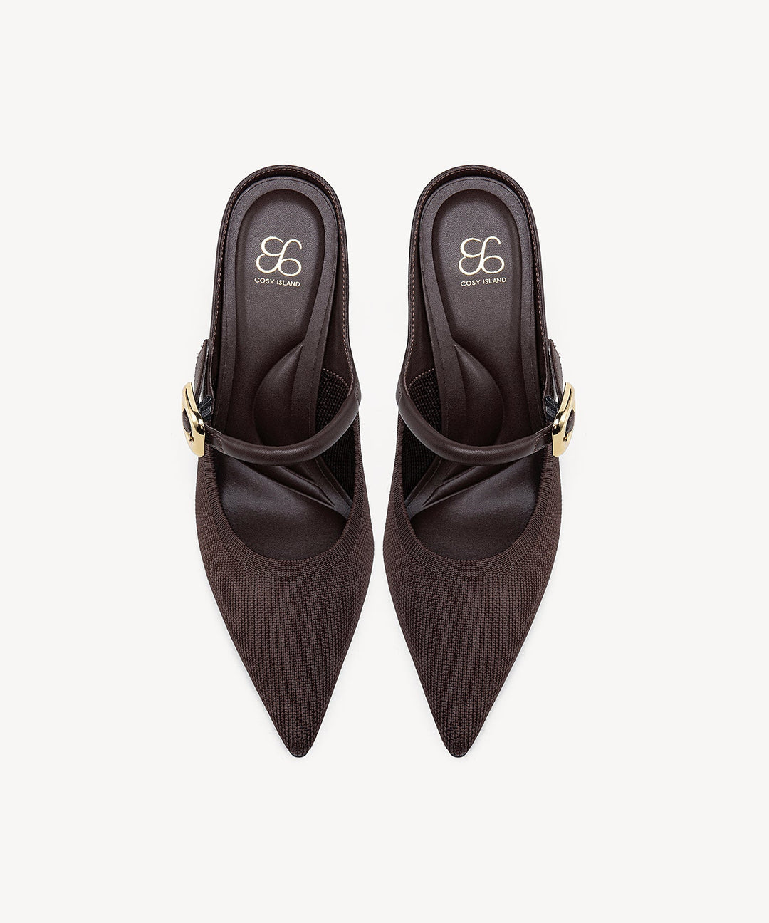Brittanny Pointed Toe Heeled Mule