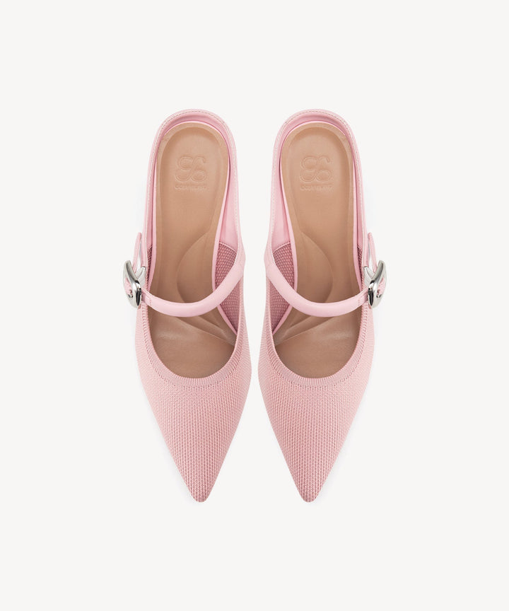 Brittanny Pointed Toe Heeled Mule