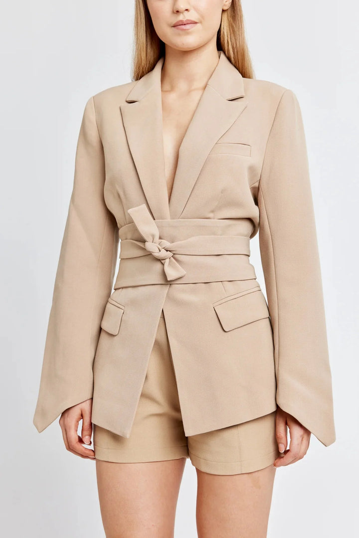 Brit & Boho™ I Stefy Muse Blazer With Additional Belts Brit & Boho | Fashion & Boutique