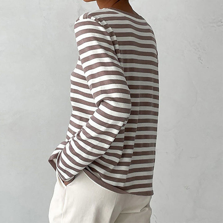 Dana | Elegant Striped Summer T-Shirt