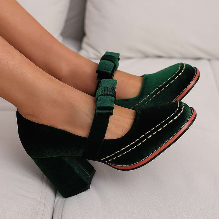 Alessia Velvet Loafers